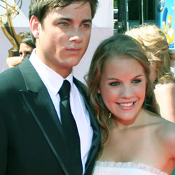 Kristen Alderson, with co-star Brandon Buddy (Cole Thornhart)